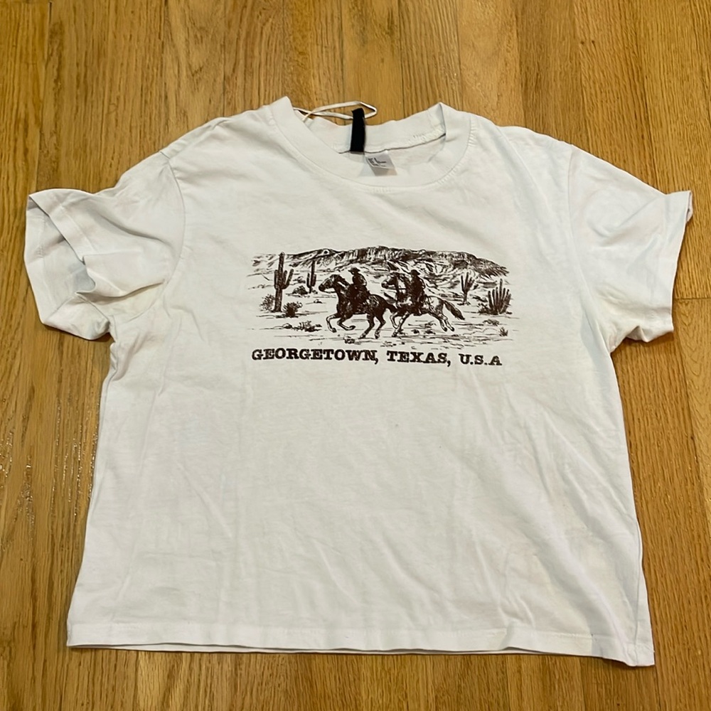 white tee from H&M